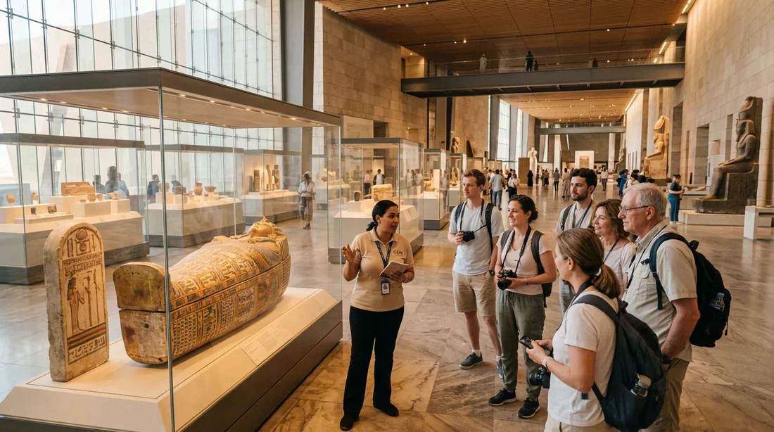 Visite privée d'un musée au Caire avec un guide local