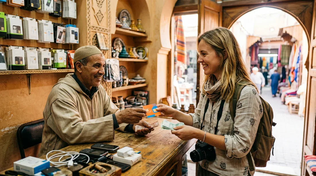Achat d'une carte SIM locale au Maroc