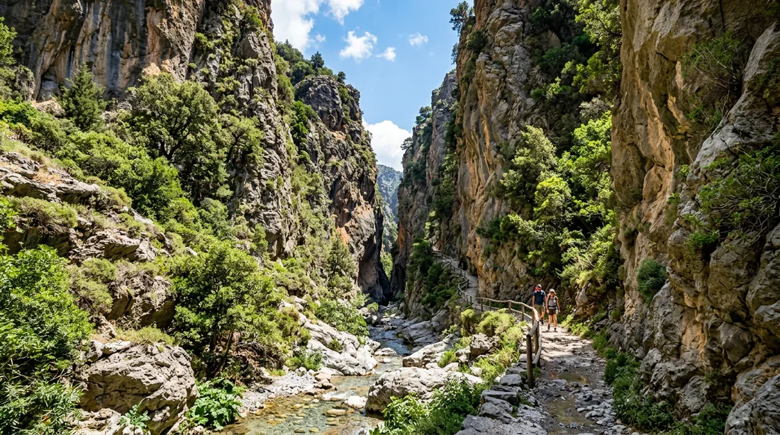 Randonnée dans les Gorges de Samaria en Crète