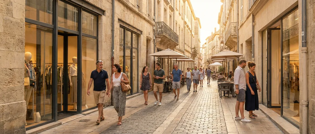 Ambiance de rue et vie quotidienne dans le quartier Saint-Martin.