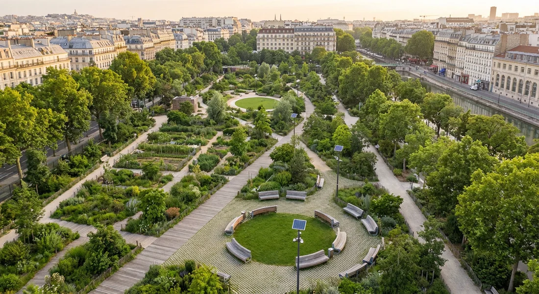 Espaces verts et aménagements urbains durables à Saint-Martin.