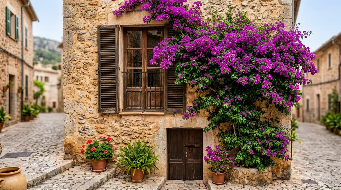 Architecture et charme des villages majorquins Maisons traditionnelles en pierre à Valldemossa