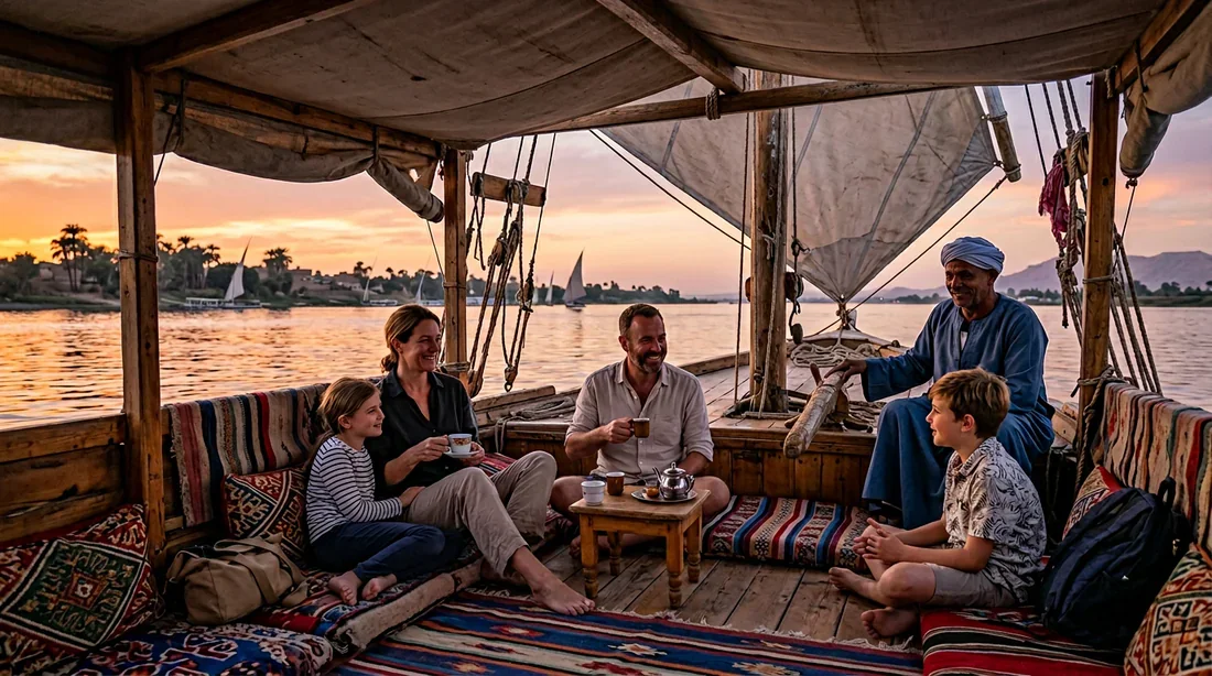 Expérience de voyage en felouque sur le Nil