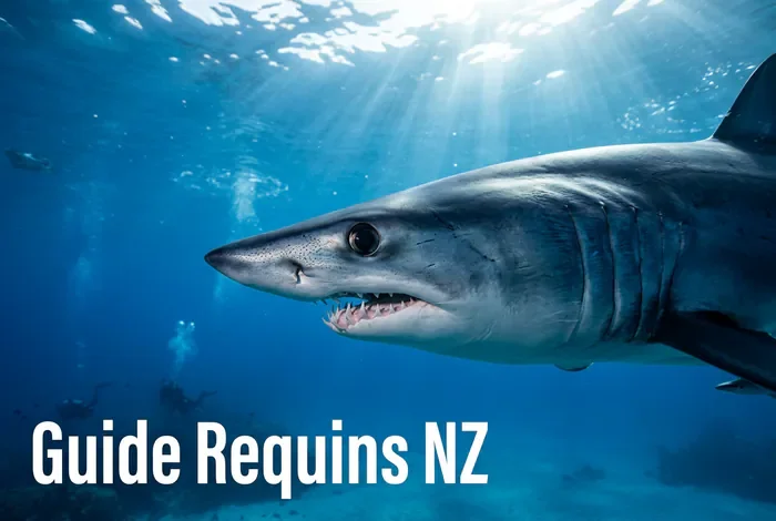 Requin Nouvelle-Zélande : Guide, Risques et Sécurité - Requin en Nouvelle-Zélande : Le Guide Ultime 2026 - Faut-il craindre les requins en Nouvelle-Zélande ? Gros plan sur un requin pour le guide des requins en Nouvelle-Zélande
