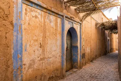 Détail architectural d'une coupole traditionnelle à El Oued