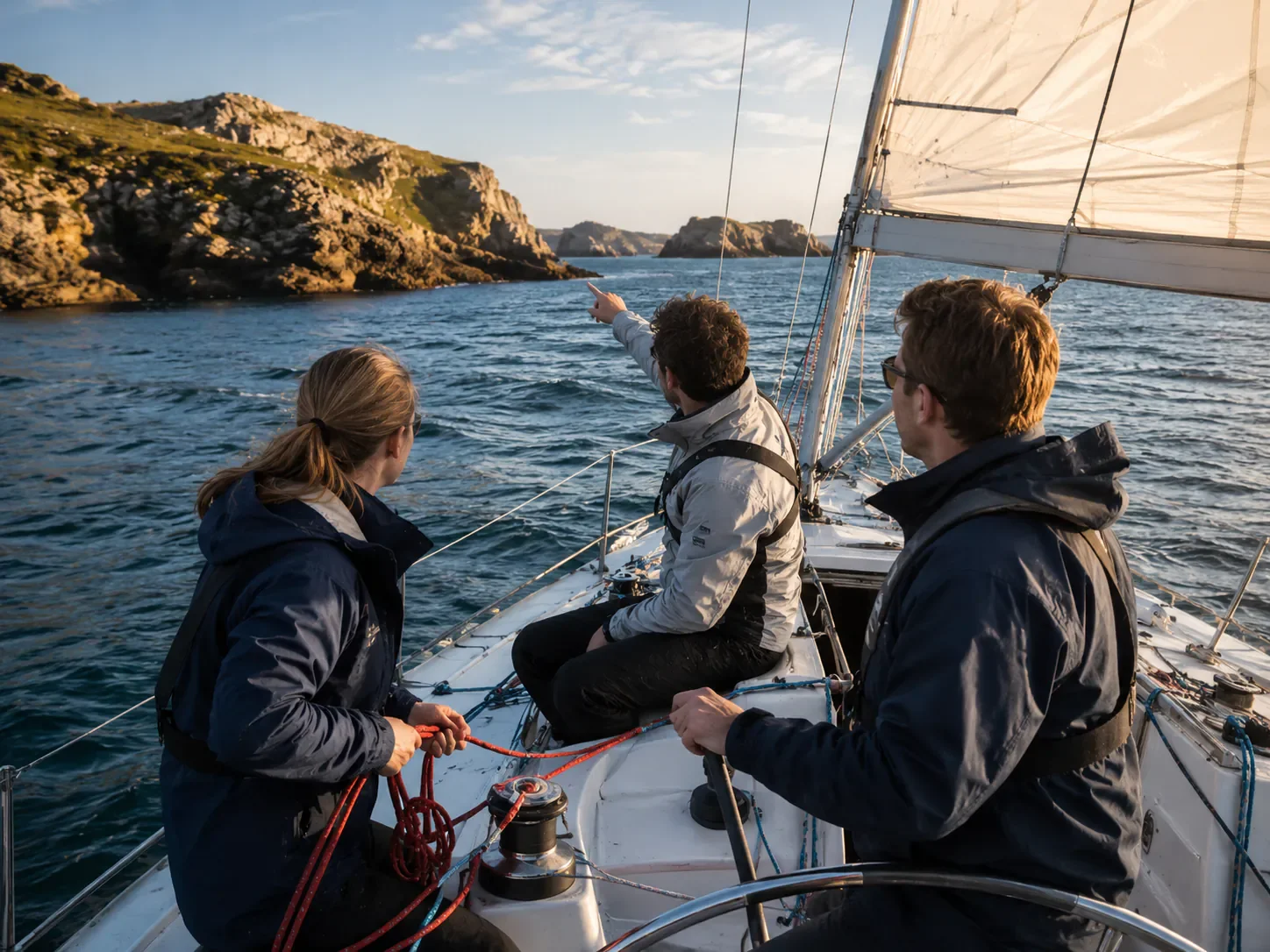 Voilier en Bretagne