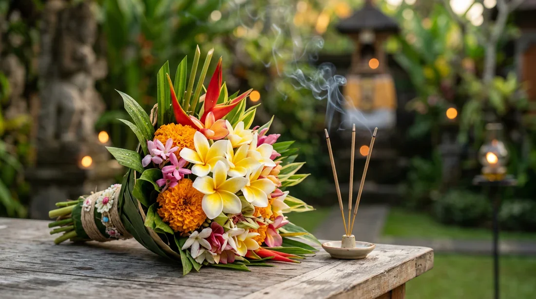 Ambiance spirituelle et tropicale à Bali