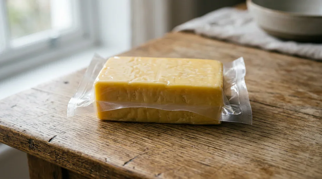 Bien emballer son fromage pour le transport Fromage sous vide bien emballé pour le voyage