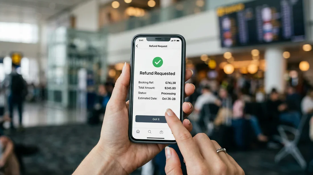 Demande de remboursement sur application mobile de transport