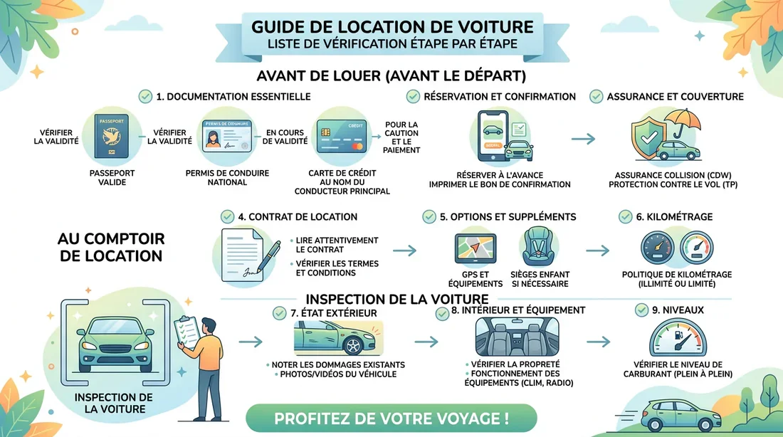 Liste des documents nécessaires pour louer une voiture au Maroc