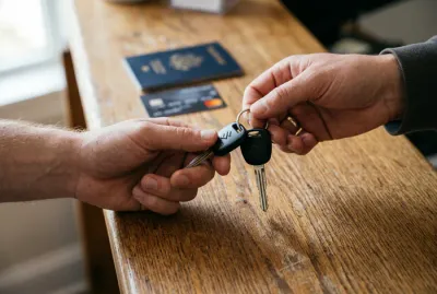Location de voiture avec passeport et carte bancaire